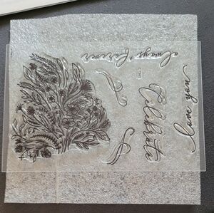 Floral Design Clear Stamp Set